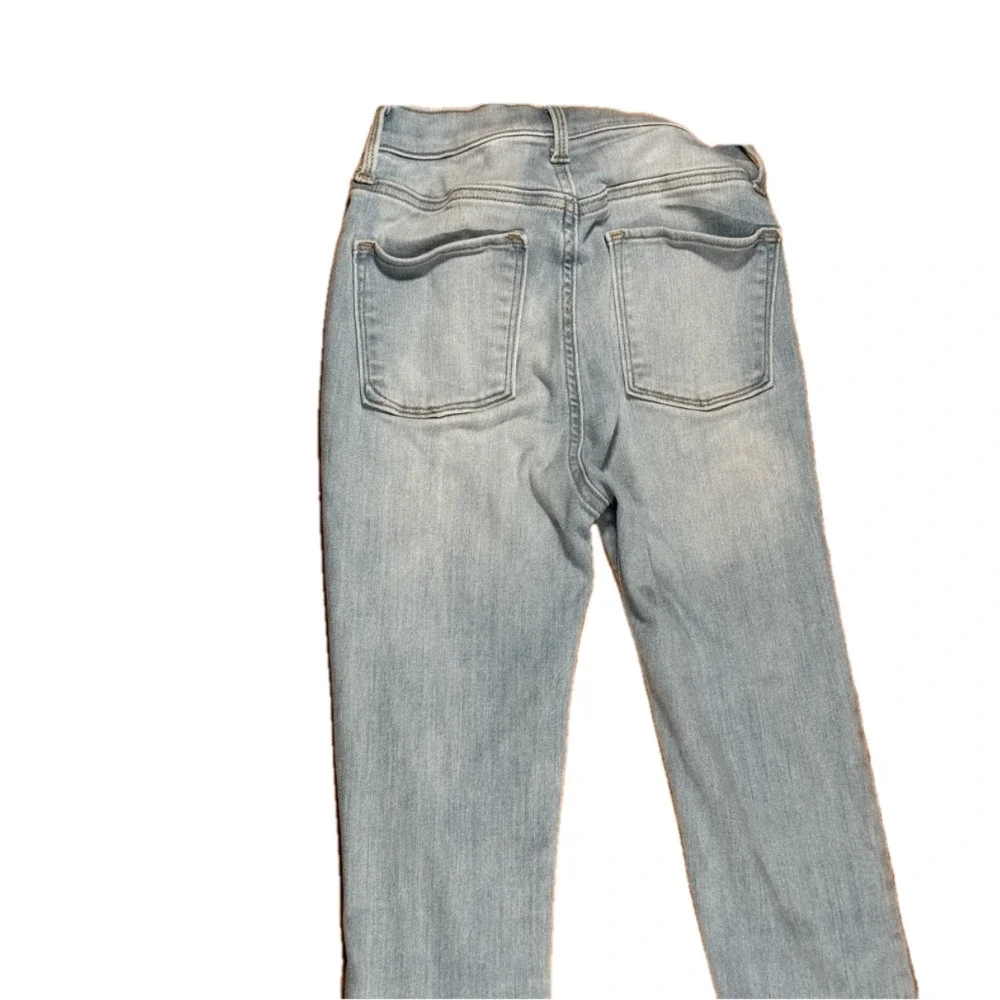 🌷 Old Navy Blue and White Ombre Jeans High-Rise Skinny